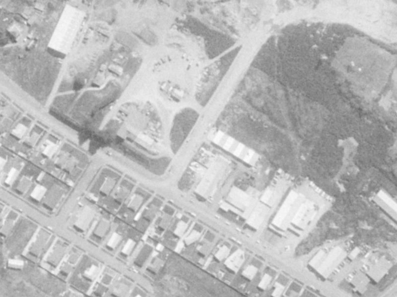 8 Newtown Street from the air, 1975-1979