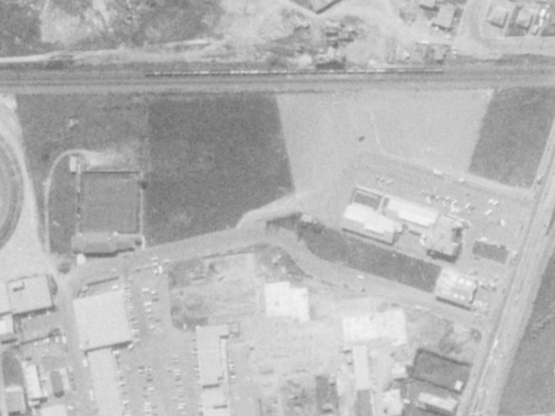 47 Chalmers Street from the air, 1975-1979