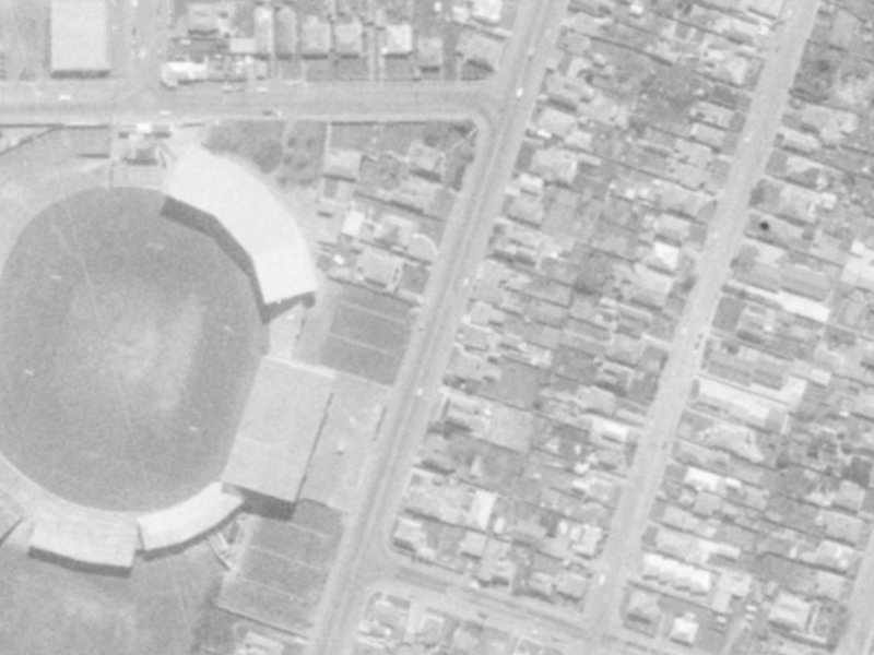 436A Wilsons Road North from the air, 1975-1979
