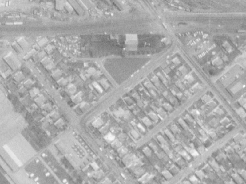 15 Leamington Street from the air, 1975-1979