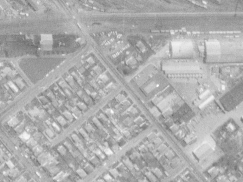 37 Clarence Street South from the air, 1975-1979