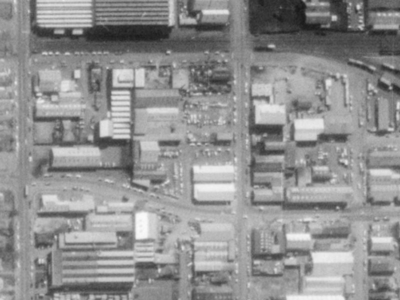 59E Kent Street from the air, 1975-1979