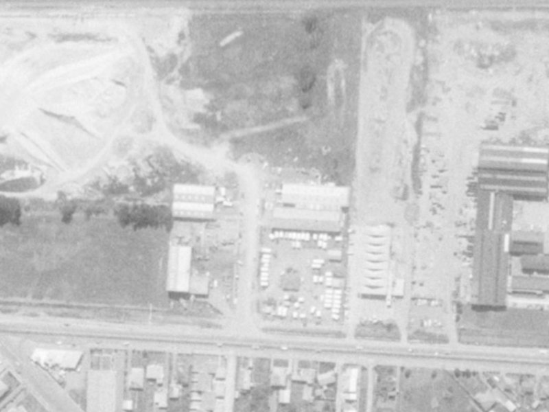 Hanworth Avenue from the air, 1975-1979