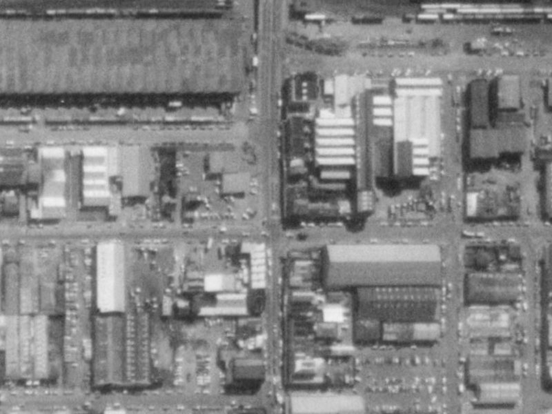 482 Colombo Street from the air, 1975-1979