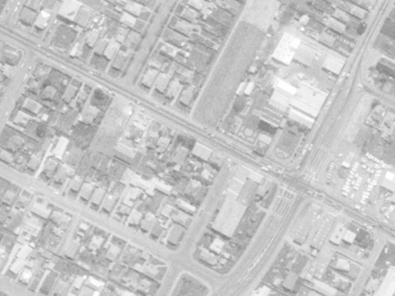344 Ferry Road from the air, 1975-1979