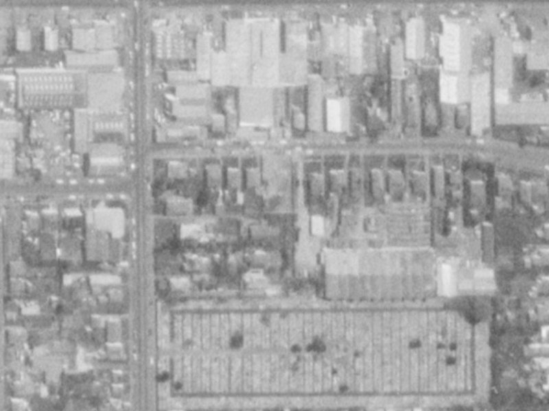 428A Selwyn Street from the air, 1975-1979