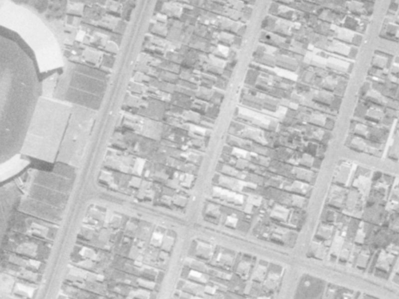 70 Barbour Street from the air, 1975-1979