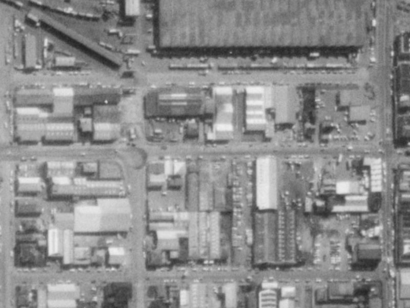 476 Colombo Street from the air, 1975-1979