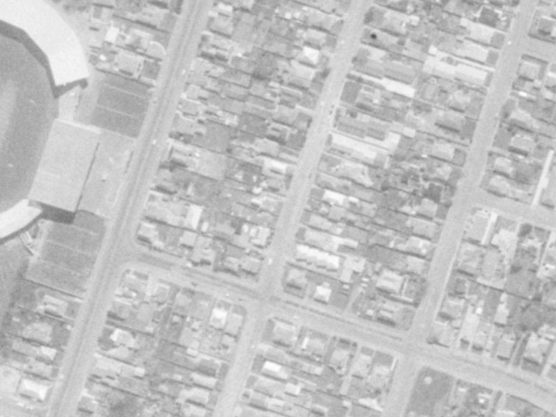 65 Barbour Street from the air, 1975-1979