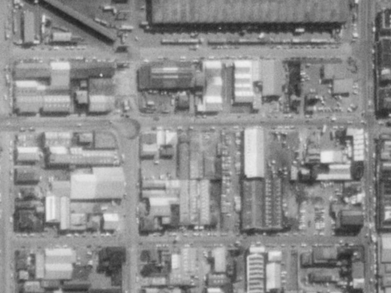 466B Colombo Street from the air, 1975-1979