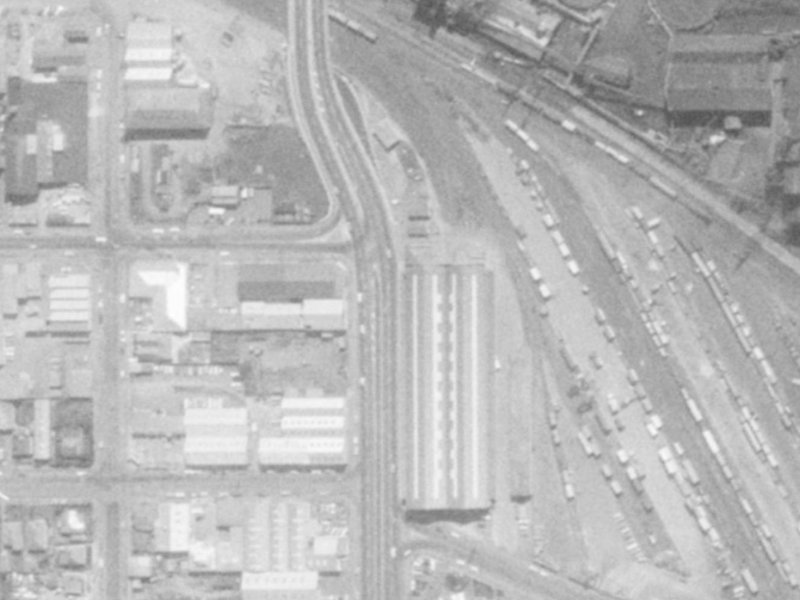 240A Waltham Road from the air, 1975-1979