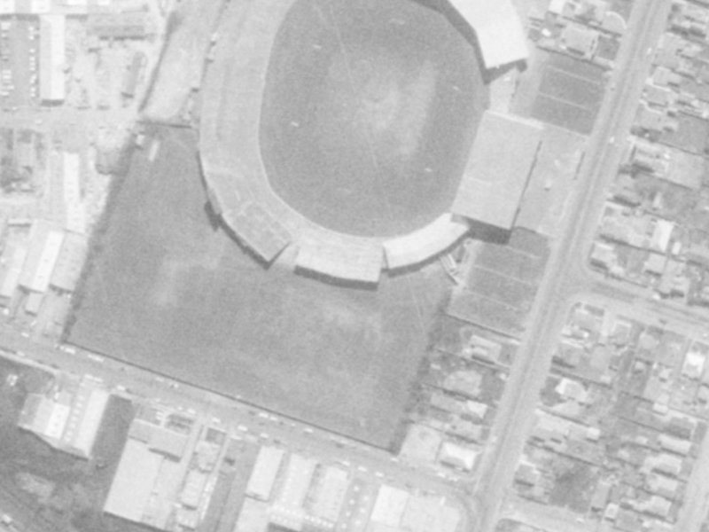 40C Stevens Street from the air, 1975-1979
