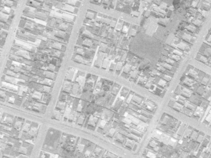 16 Grenville Street from the air, 1975-1979