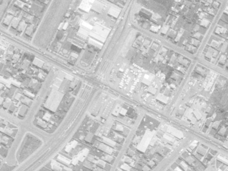 393 Ferry Road from the air, 1975-1979