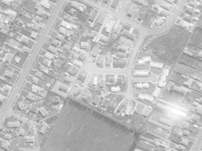 Islay Place from the air, 1975-1979