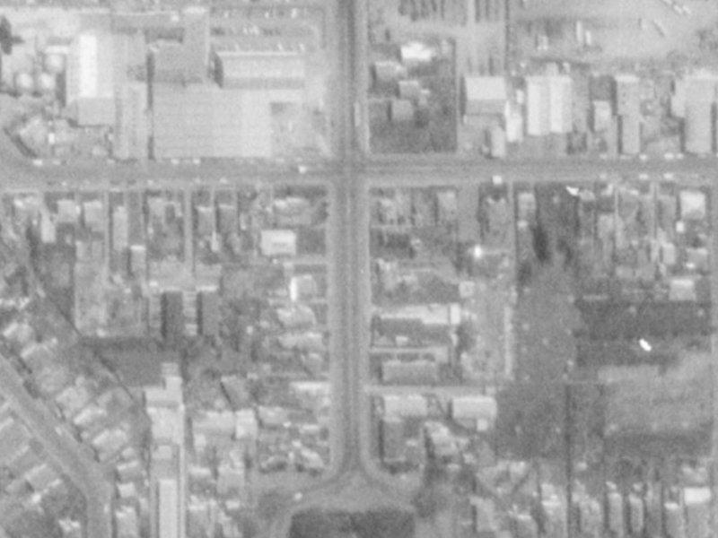 22 Grove Road from the air, 1975-1979