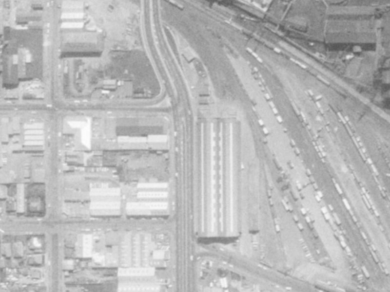 228 Waltham Road from the air, 1975-1979