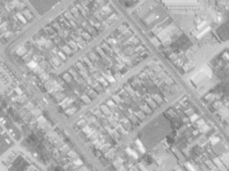 Chatham Street from the air, 1975-1979