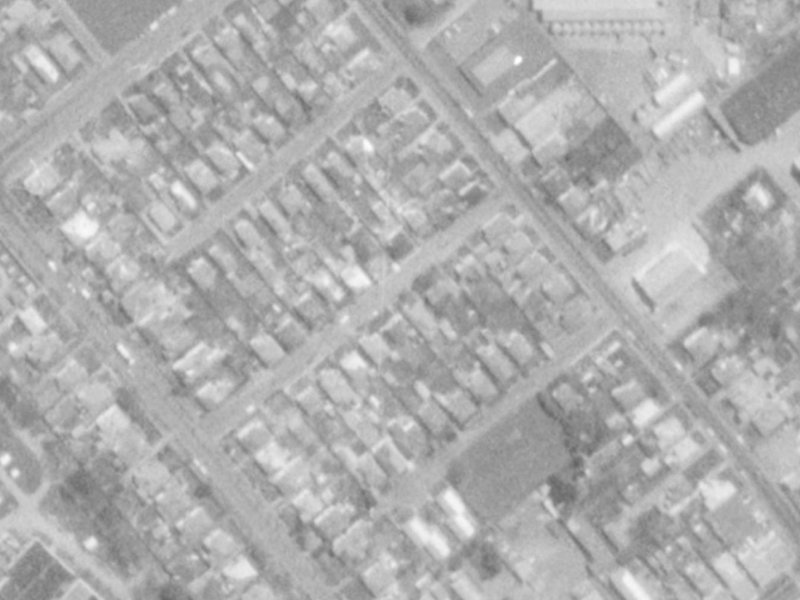13 Chatham Street from the air, 1975-1979