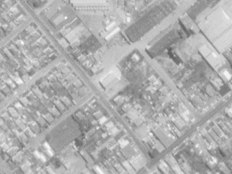 18B Clarence St S from the air, 1975-1979