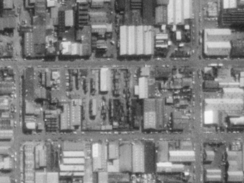 86 Gasson Street from the air, 1975-1979