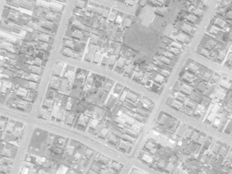 22 Grenville Street from the air, 1975-1979