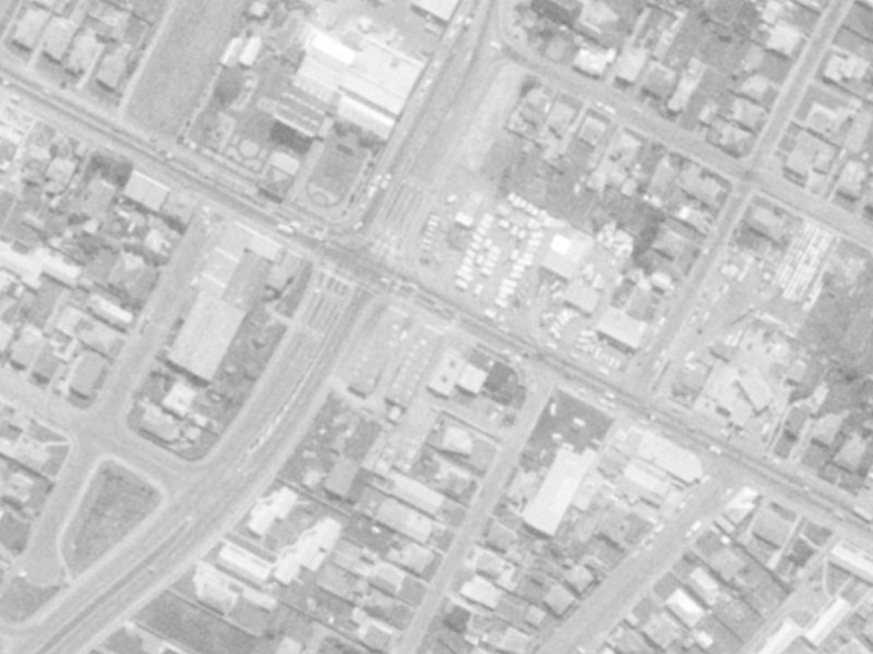 374 Ferry Road from the air, 1975-1979