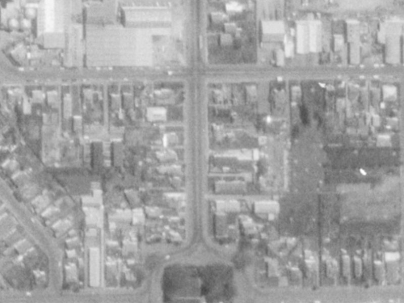 18 Grove Road from the air, 1975-1979