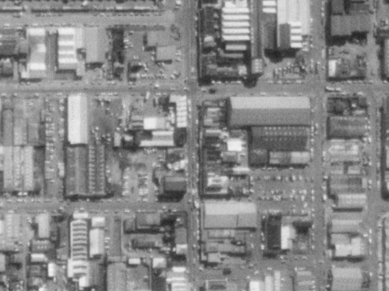 458 Colombo Street from the air, 1975-1979
