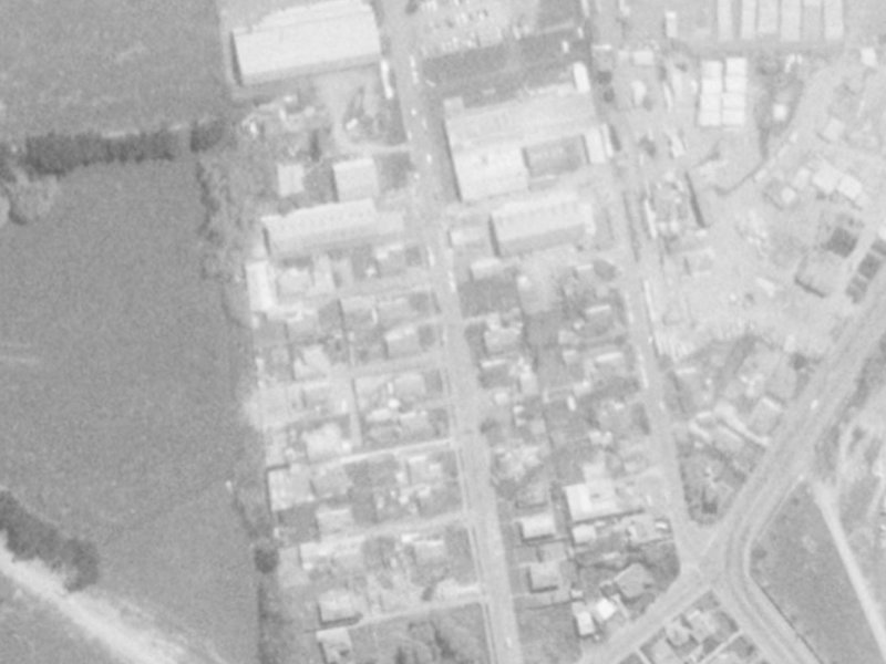 35-39 Hands Road from the air, 1975-1979