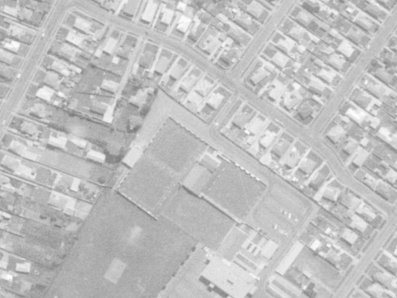 23 Compton Street from the air, 1975-1979