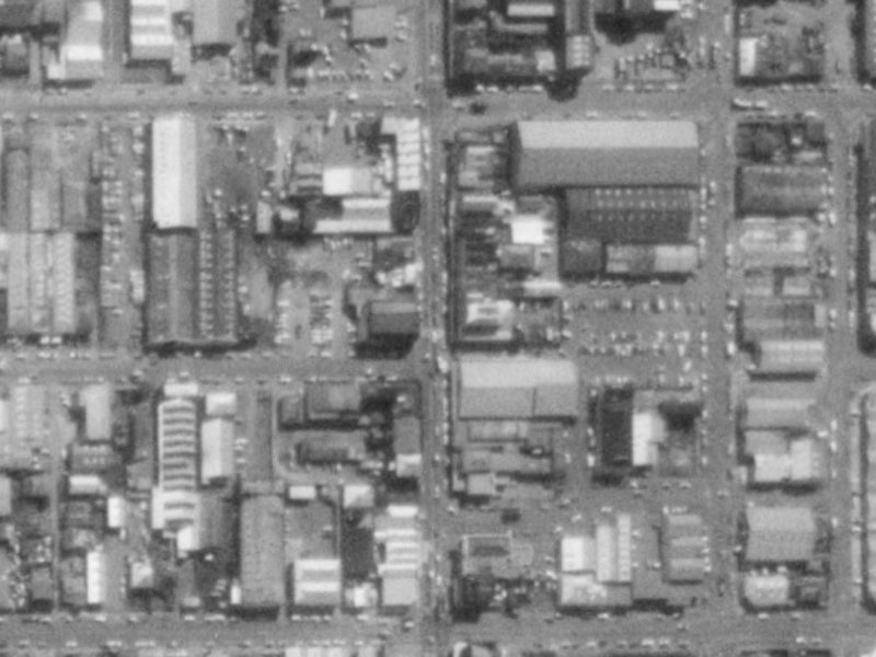 442 Colombo Street from the air, 1975-1979