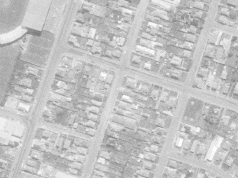 52 Barbour Street from the air, 1975-1979