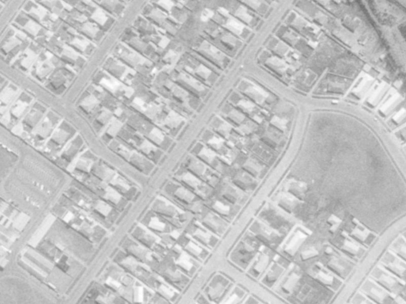 72 Hargood Street from the air, 1975-1979
