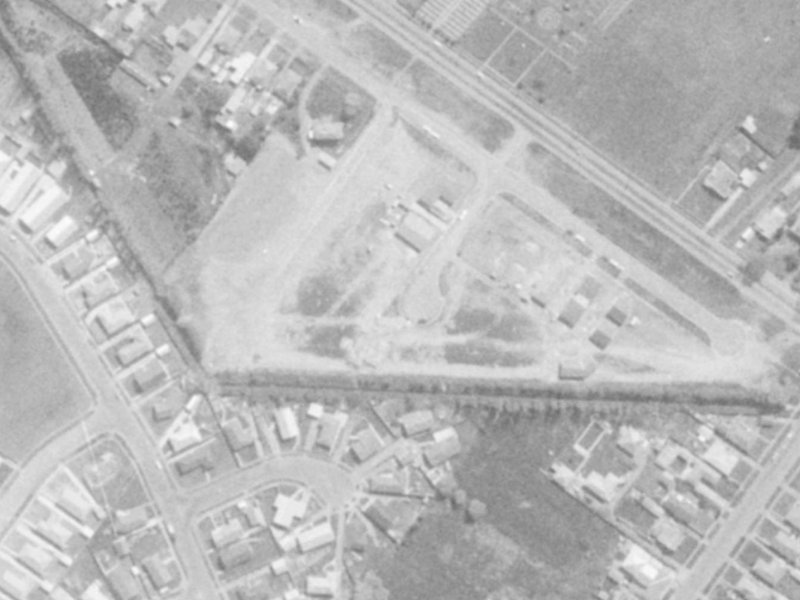 12 Wanstead Place from the air, 1975-1979