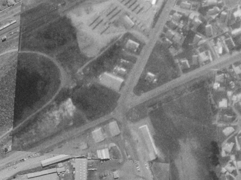 1 Panther Place from the air, 1975-1979