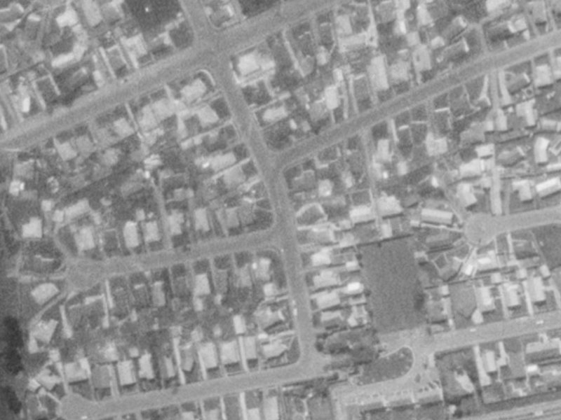 9 Montague Street from the air, 1975-1979