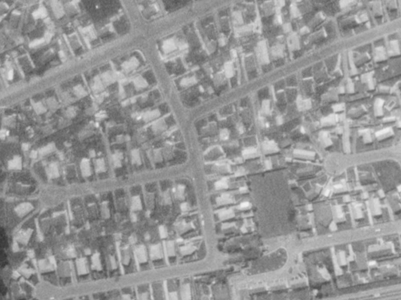 11 Montague Street from the air, 1975-1979
