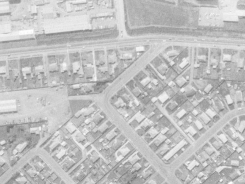9 Neill Street from the air, 1975-1979