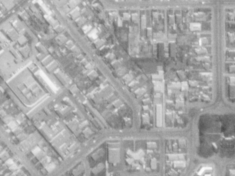 48-26 Dickens Street from the air, 1975-1979
