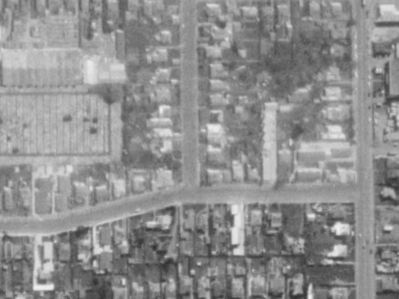 6 Braddon Street from the air, 1975-1979