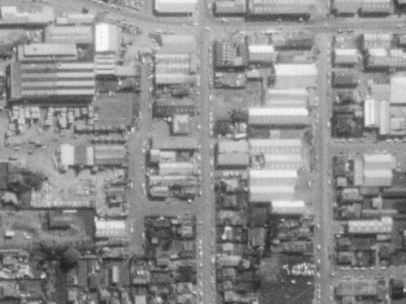 Montreal Street from the air, 1975-1979