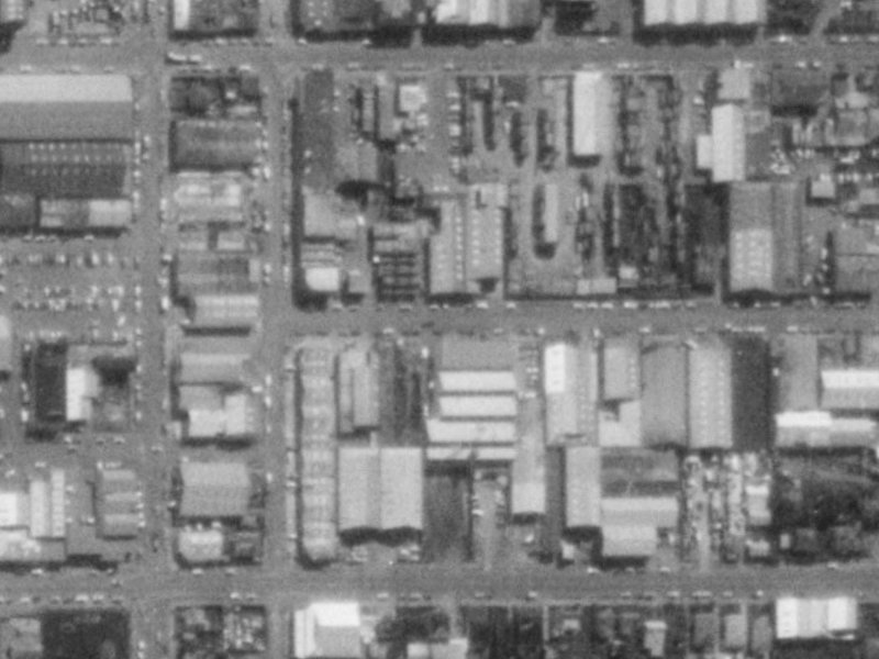 12 Kingsley Street from the air, 1975-1979