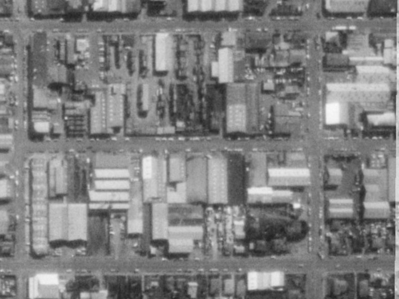 32 Kingsley Street from the air, 1975-1979