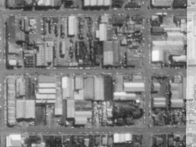 36 Kingsley Street from the air, 1975-1979