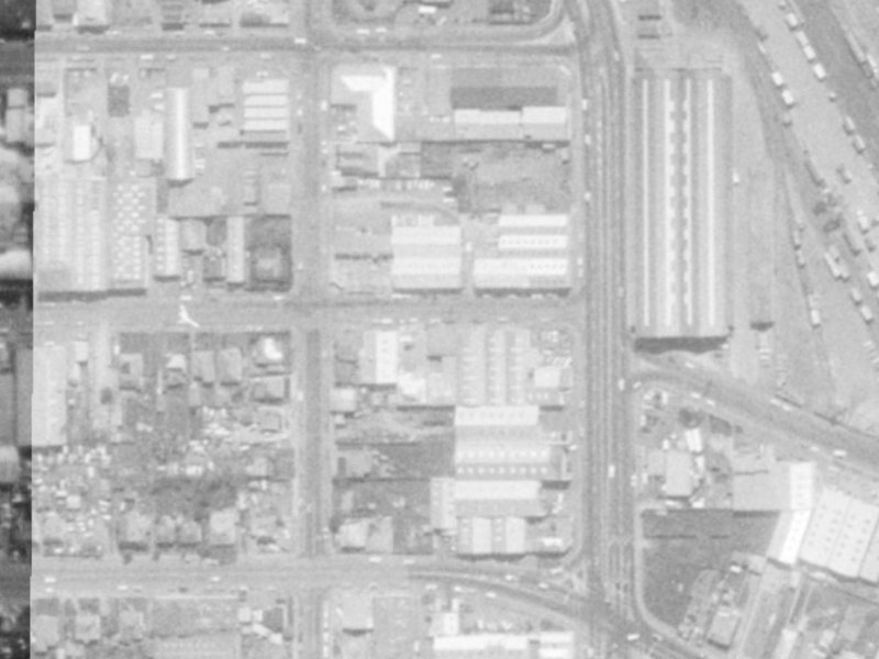 73 Kingsley Street from the air, 1975-1979
