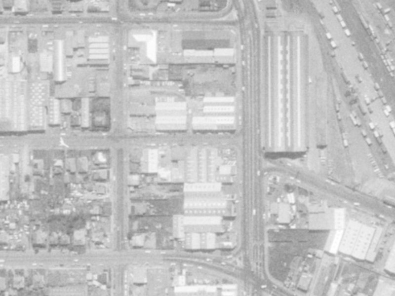 69 Brisbane Street from the air, 1975-1979
