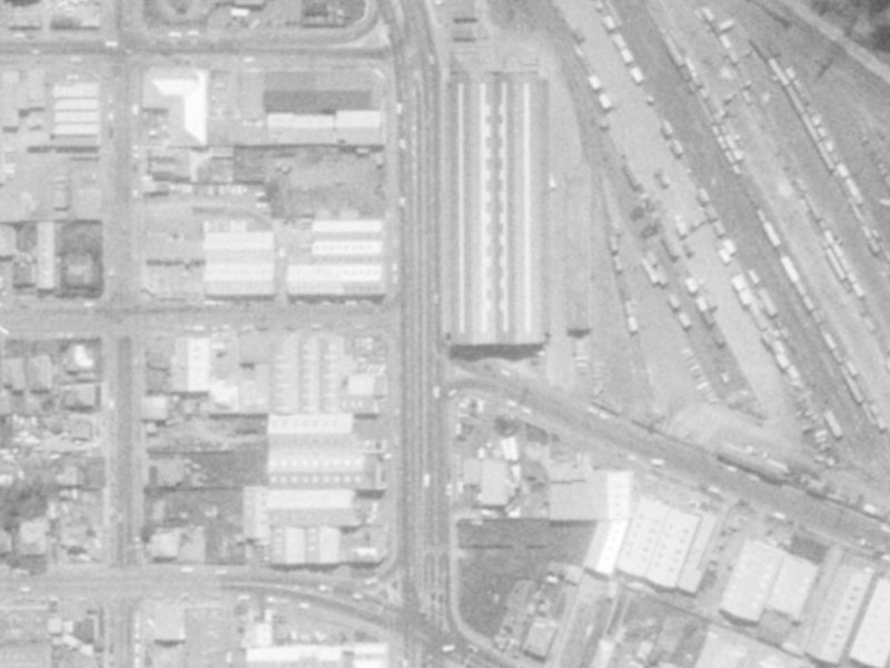 219 Waltham Road from the air, 1975-1979