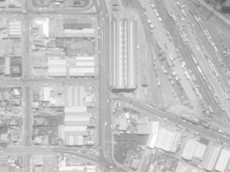 230 Waltham Road from the air, 1975-1979
