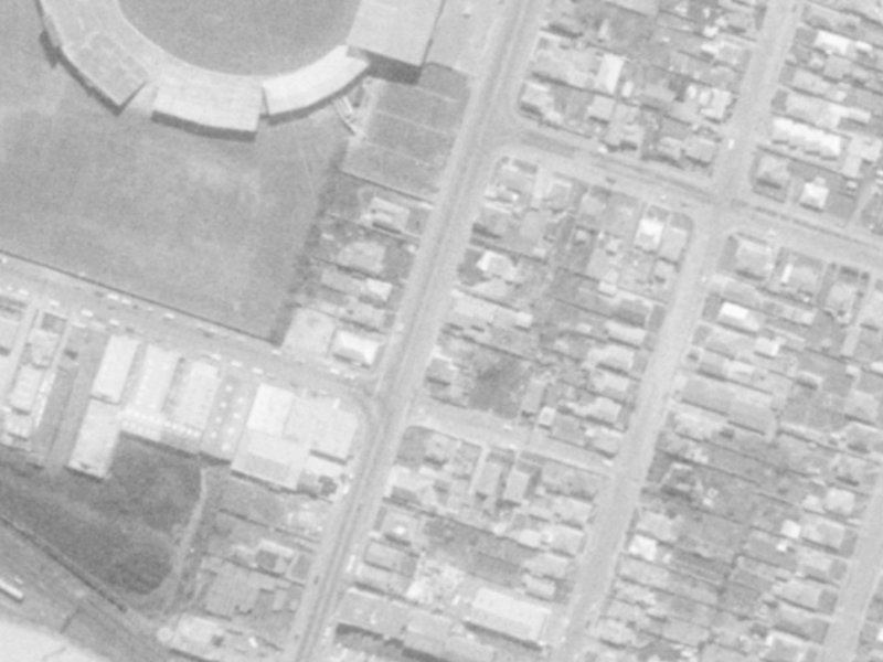 398 Wilsons Road North from the air, 1975-1979